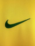 2006 Brazil Home Long sleeves Retro Soccer Jersey 