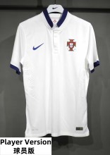 2014 Portugal Away Player Version Retro Soccer Jersey 1:1 Thai Quality*球员