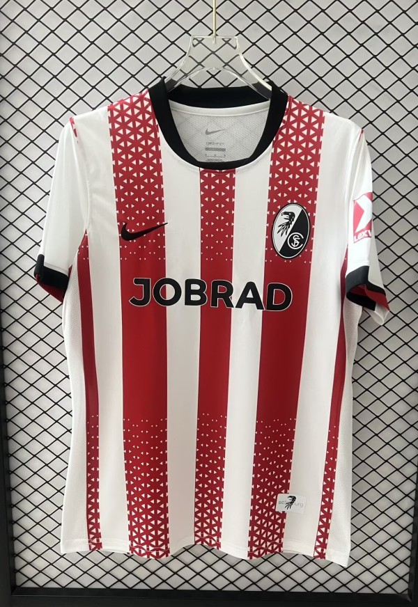 25-26 Freiburg Home Fans Soccer Jersey 1:1 Thai Quality