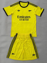 25-26 ARS Yellow GoalKeeper Kids Soccer Jersey 1:1 Thai Quality