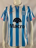 2007-2008 Racing Club Home Retro Soccer Jersey