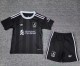 25-26 LIV Black GoalKeeper Kids Soccer Jersey 1:1 Thai Quality