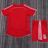 2006-2008 Liverpool Home Retro Kids Soccer Jersey