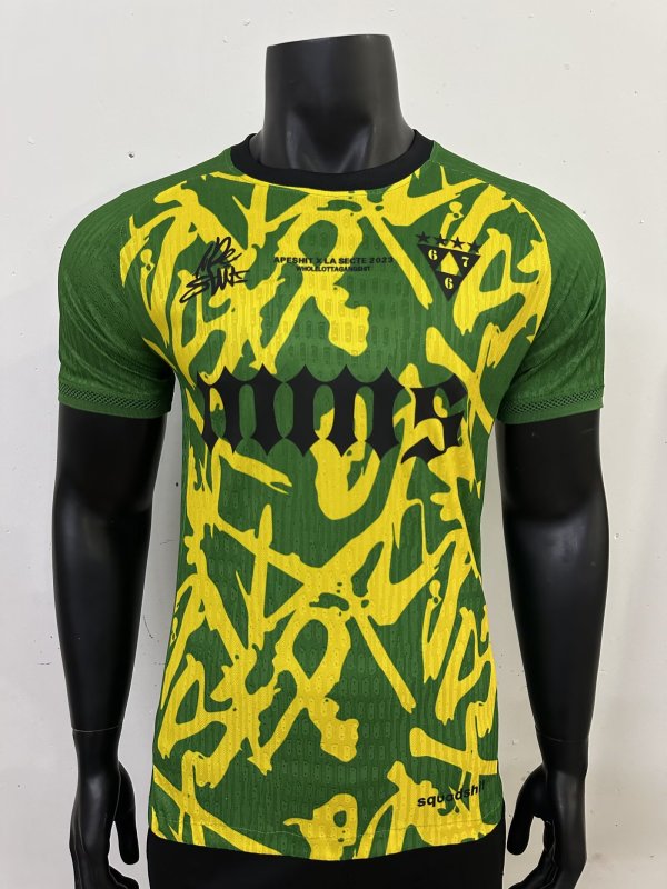 25-26 PSG Green Co-Signed Version Player Version Soccer Jersey