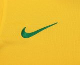 2006 Brazil Home Retro Kids Soccer Jersey