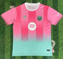 25-26 BAR Pink Green Special Edition Fans Training Shirts