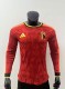 25-26 Belgium Home Long sleeves Player Version Soccer Jersey
