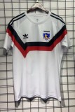 25-26 Colo-Colo White Retro Version Fans Soccer Jersey