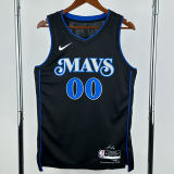 23-24 Dallas Mavericks CHRISTIE #00 Black City Edition Top Quality Hot Pressing NBA Jersey(V领)