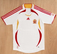 2006 Spain Away Retro Soccer Jersey