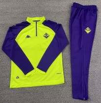 25-26 Fiorentina High Quality Half Pull Tracksuit
