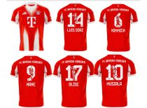 25-26 Bayern Home Special Edition Font Fans Soccer Jersey (印特别版字体)