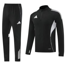2025 AD Black Half Pull Tracksuit