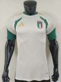 25-26 Italy White Green Player Version Training shirts