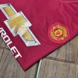 2018-2019 Man Utd Home Long sleeves Retro Soccer Jersey