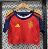 2026 Spain Home Women Cheerleading Short-sleeved (女)