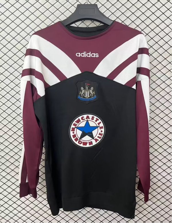 1995-1996 Newcastle Away Long sleeves Retro Soccer Jersey