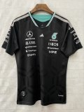 2026 F1 Benz New Pattern Short Sleeve Racing Suit