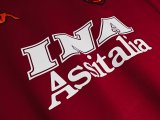2000-2001 Roma Home Long Sleeve Retro Soccer Jersey