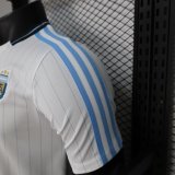 25-26 Argentina White Casual Version Player Version Soccer Jersey