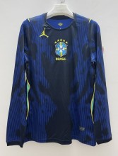 2026 Brazil Away Long sleeves Fans Soccer Jersey(长袖)