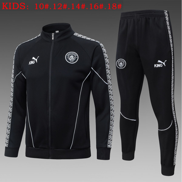 25-26 Man City High Quality Kids Jacket Tracksuit