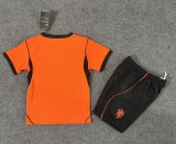2026 World Cup NetherIands Home Kids Soccer Jersey