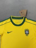 1998 Brazil Home Women Retro Soccer Jersey (女)