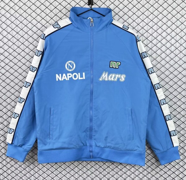1988-1989 Napoli Blue Retro Windbreaker