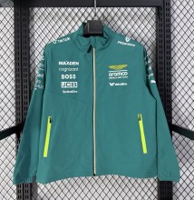 2026 Aston Martin Green Windbreaker