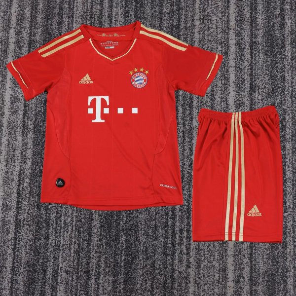 2012-2013 Bayern Home Retro Kids Soccer Jersey