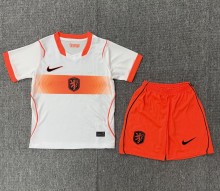 2026 World Cup NetherIands Away Kids Soccer Jersey