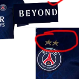 25-26 PSG Home Print 2 Star Champions of Europe 26 Fans Soccer Jersey