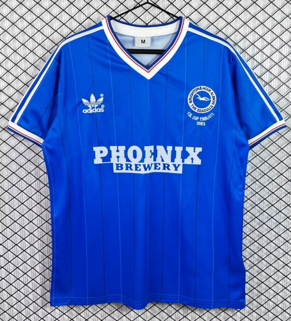 1983-1984  Brighton Home Retro Soccer Jersey
