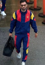 26-27 Spain High Quality Windbreaker Suit