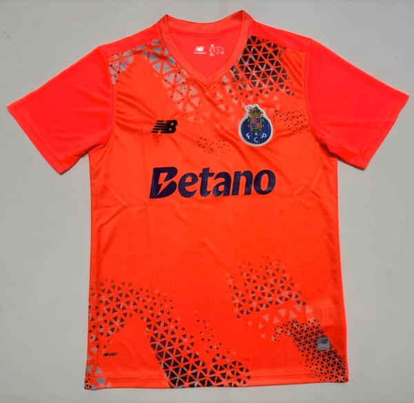 26-27 Porto Orange Goalkeeper Fans Soccer Jersey
