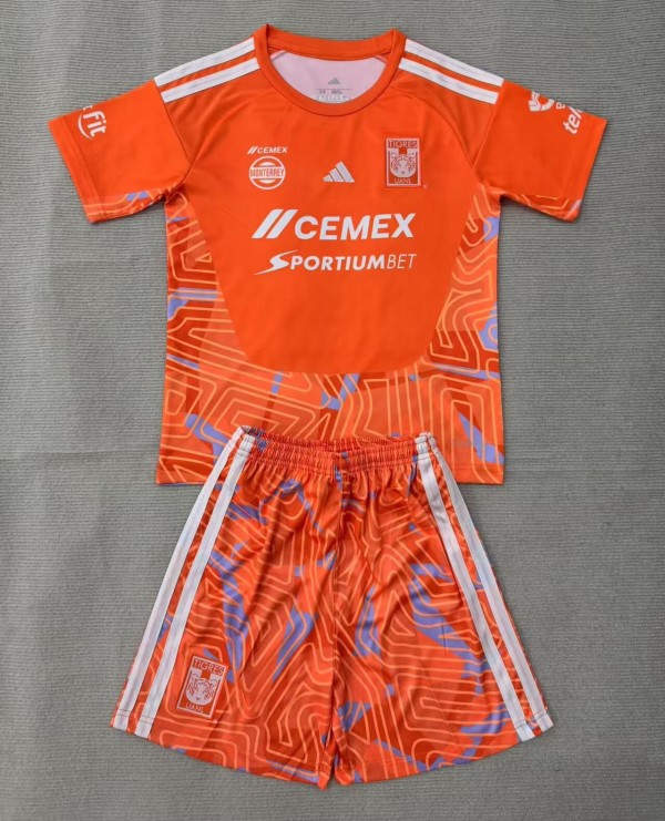 26-27 Tigres UANL Orange Goalkeeper Adult Suit
