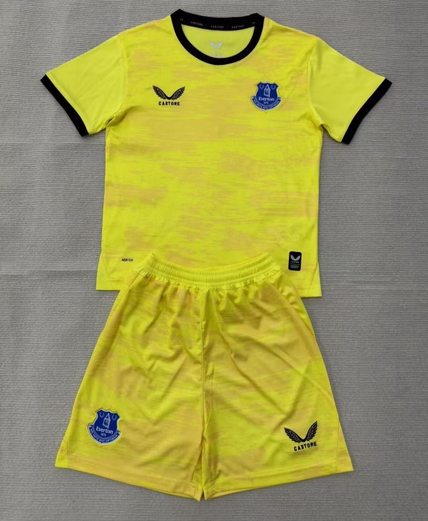 26-27 EVE Yellow GoalKeeper Kids Soccer Jersey