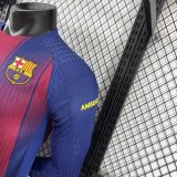 25-26 BAR Home Player Version Soccer Jersey*空白版