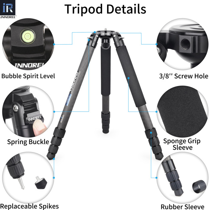 Carbon Fiber Camera Tripod INNOREL NT364C