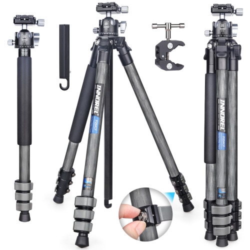2-in-1 Carbon Fiber Travel Tripod INNOREL P254CF