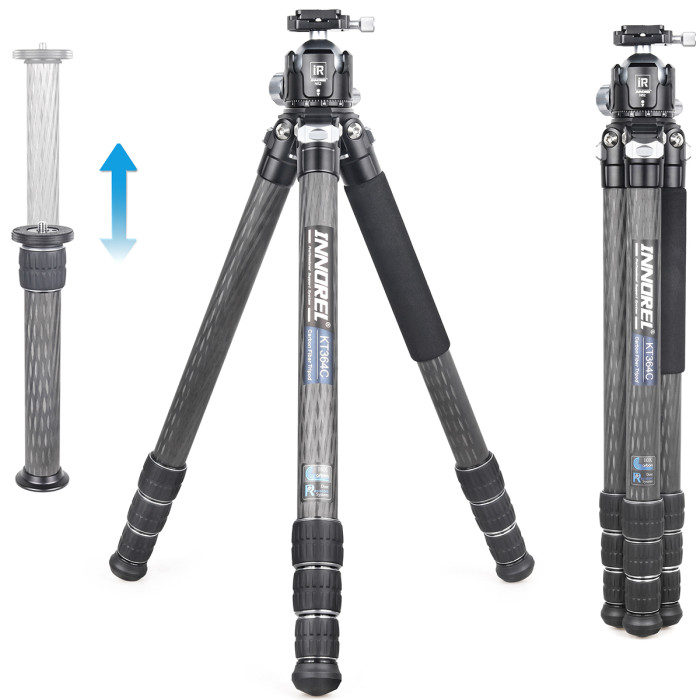 Carbon Fiber Camera Tripod 36mm Tube INNOREL KT364C