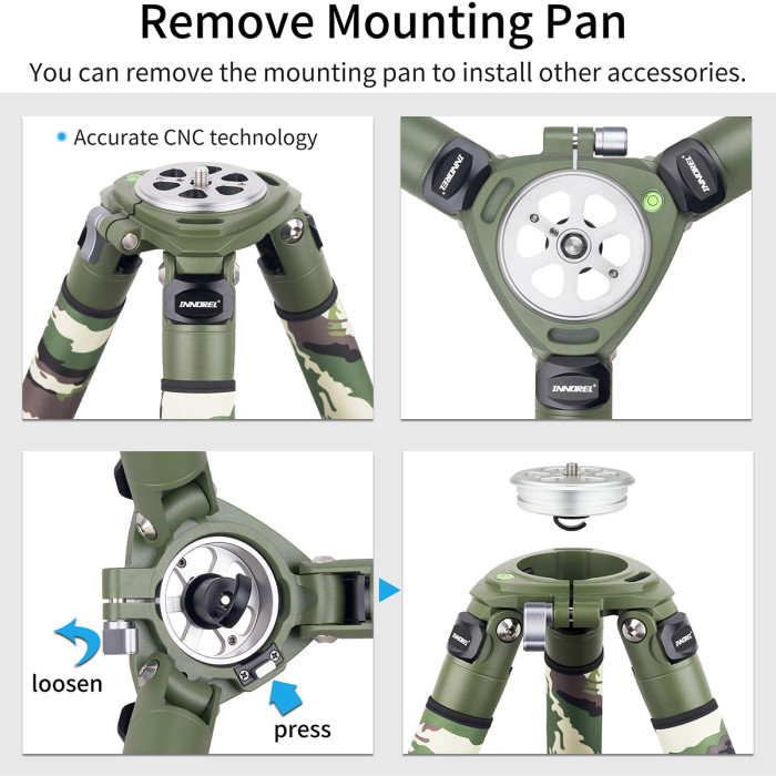 Carbon Fiber Heavy Duty Tripod INNOREL LT364CG