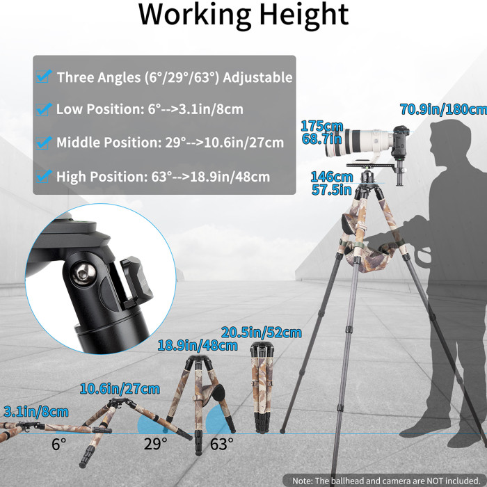Carbon Fiber Camouflage Tripod INNOREL LT324CM