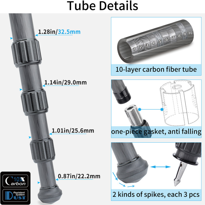 Carbon Fiber Camouflage Tripod INNOREL LT324CG