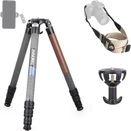 Carbon Fiber Cowhide Sleeve Tripod INNOREL ST424C