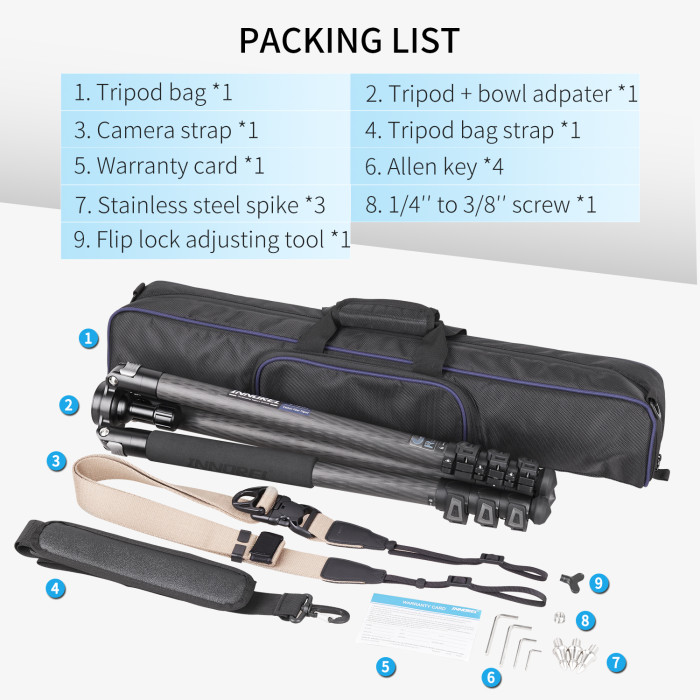 Carbon Fiber Bowl Tripod INNOREL ST324CF