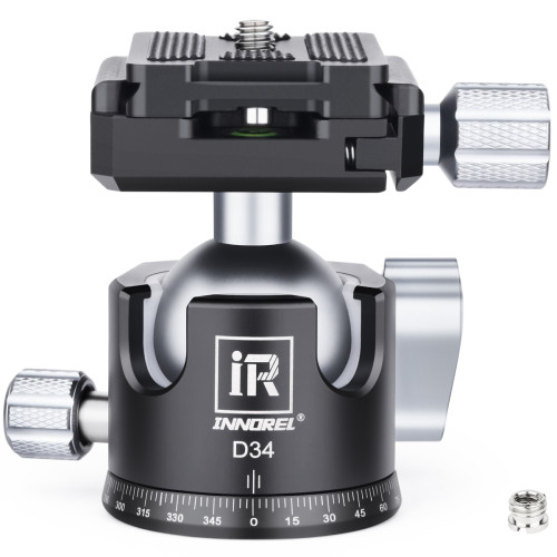 28/34mm Low Profile Tripod Ball Head INNOREL D28/D34