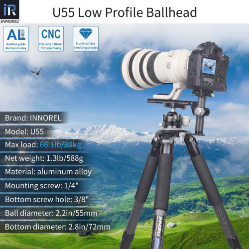 44/55mm Low Profile Ball Head INNOREL U44/U55