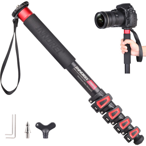 Aluminum Alloy Portable Lightweight Camera Monopod INNOREL VM60A/VM80A
